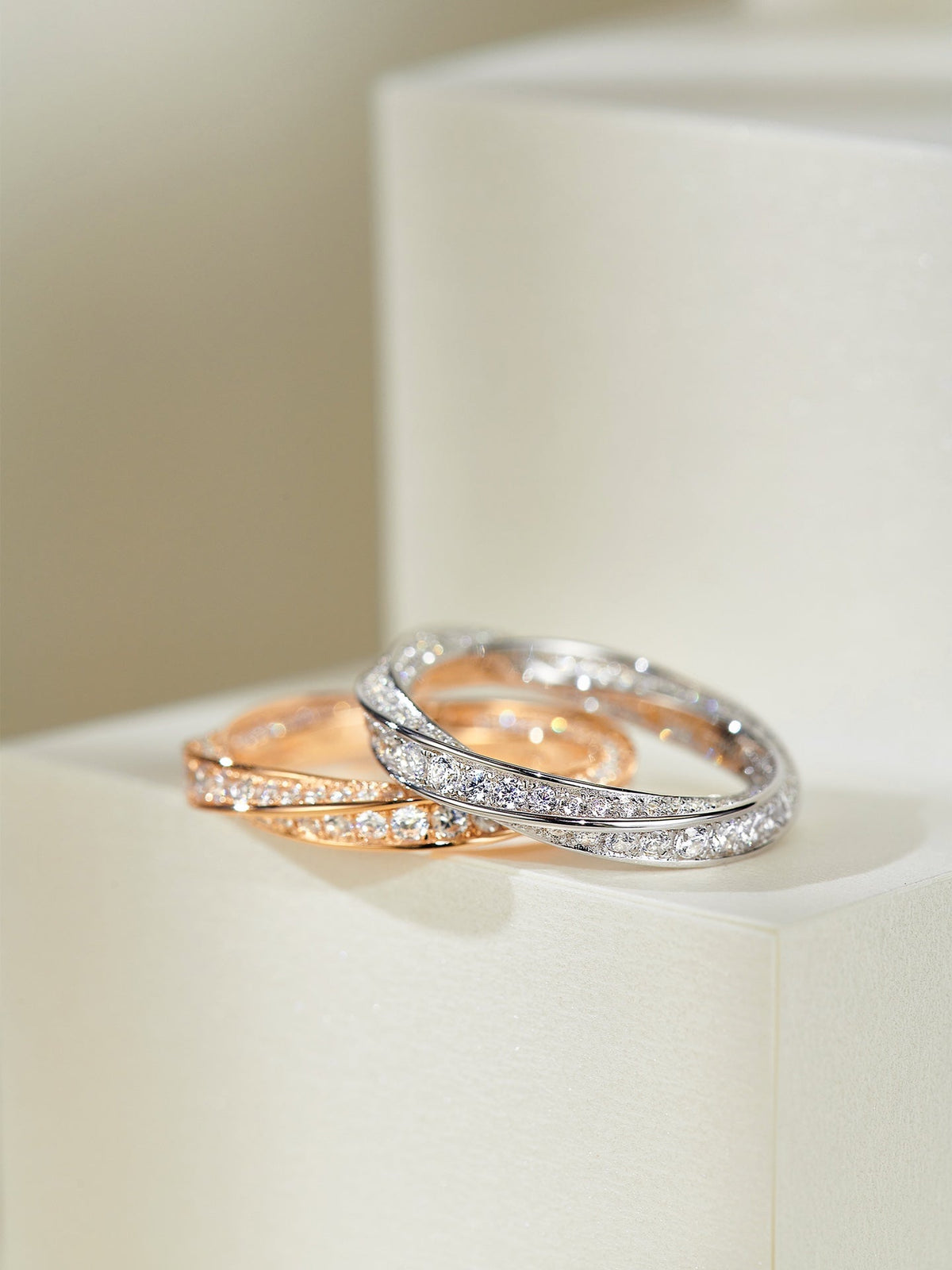 [⭐Luxery Jewels]SPIRAL DIAMOND RING