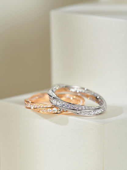 [⭐Luxery Jewels]SPIRAL DIAMOND RING