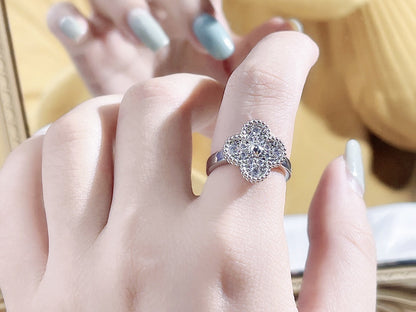 [Luxery]CLOVER DIAMOND RING