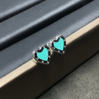 [⭐Luxery Jewels]HERZ-STECKER OHRRINGE SILBER