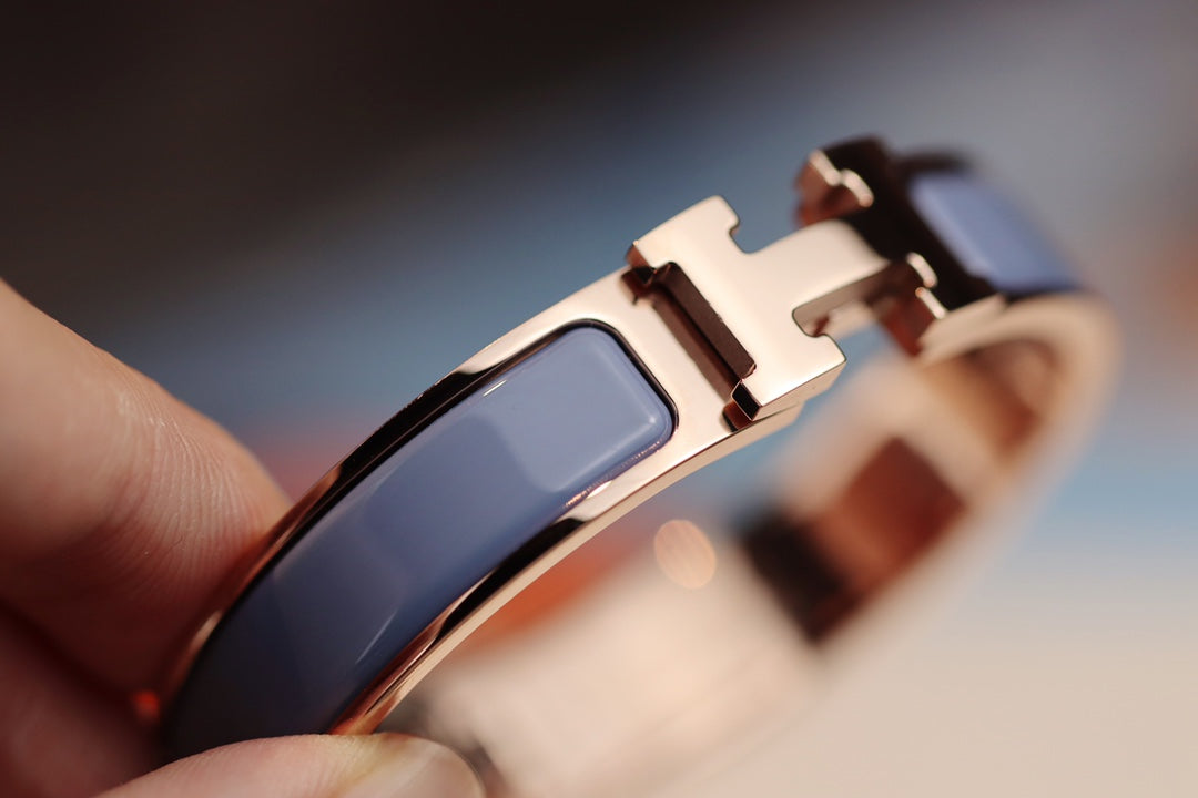 [Luxery]H BRACELET 12MM BLUE GRAY
