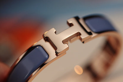 [Luxery]H BRACELET 12MM BLUE GRAY