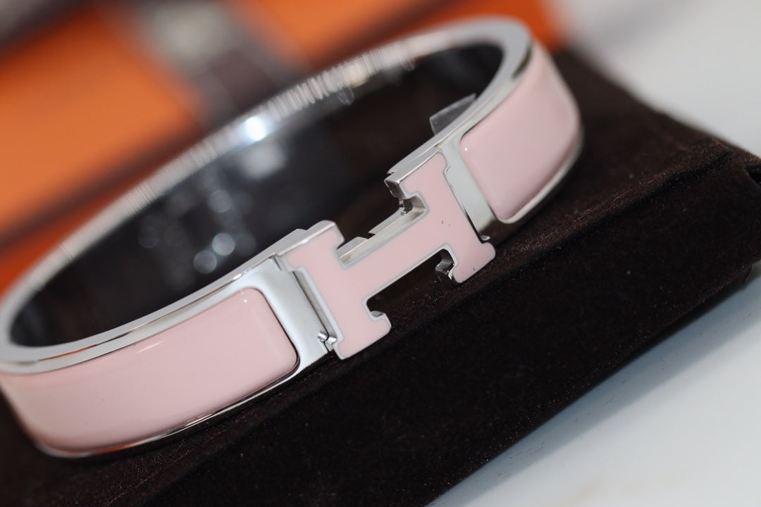 [Luxery]H BRACELET 12MM PINK