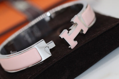 [Luxery]H BRACELET 12MM PINK