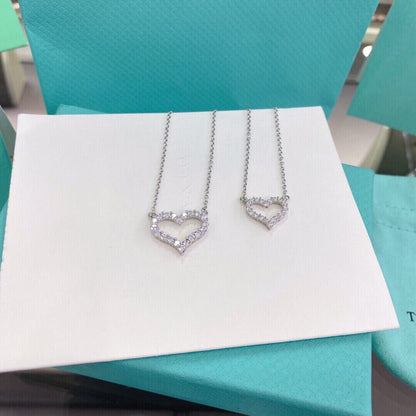 [⭐Luxery Jewels]HEART-SHAPED DIAMOND NECKLACE