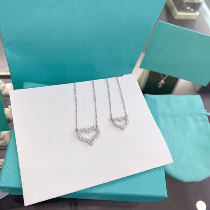 [⭐Luxery Jewels]HEART-SHAPED DIAMOND NECKLACE