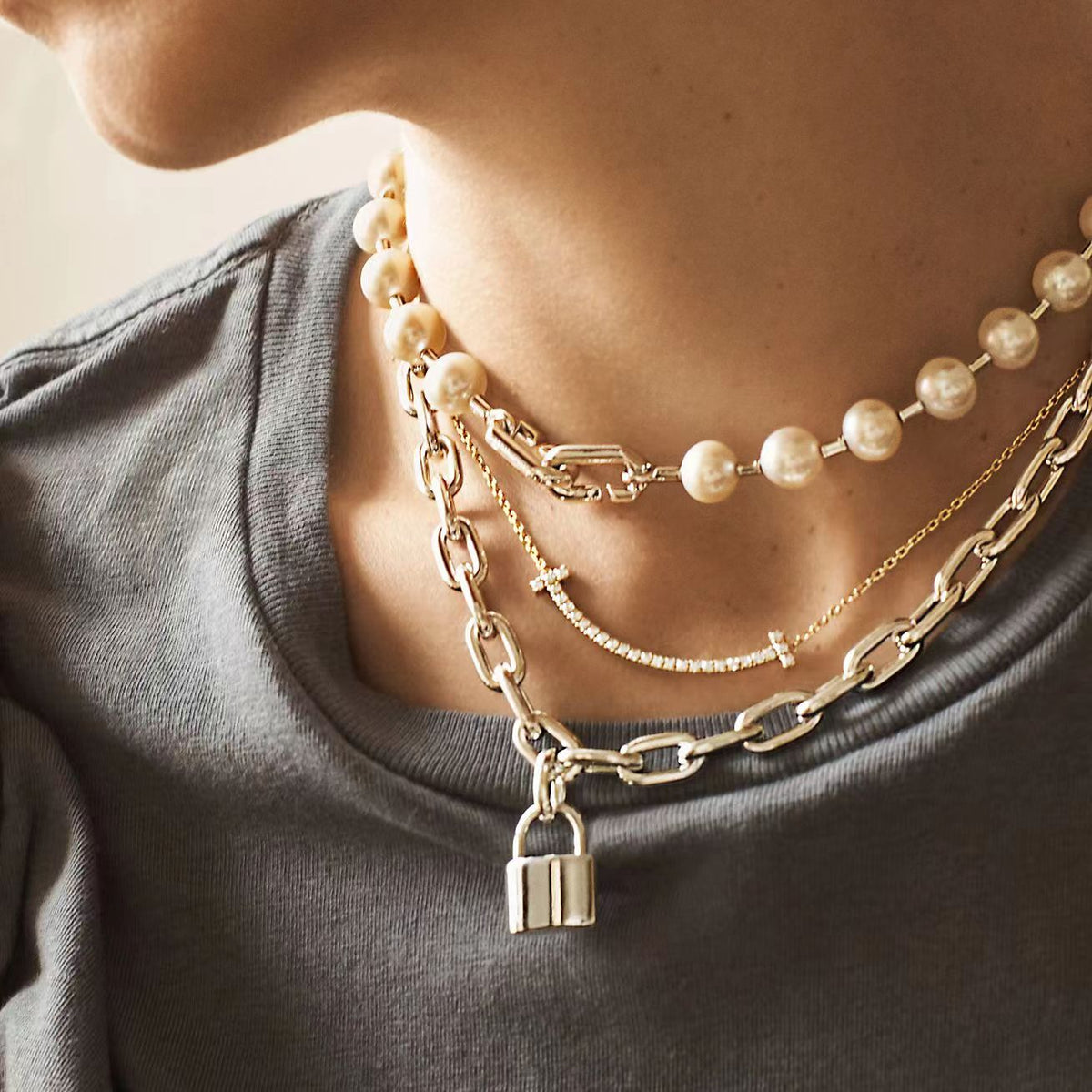 [⭐Luxery Jewels]HARDWEAR PERLEN-WICKELKETTE