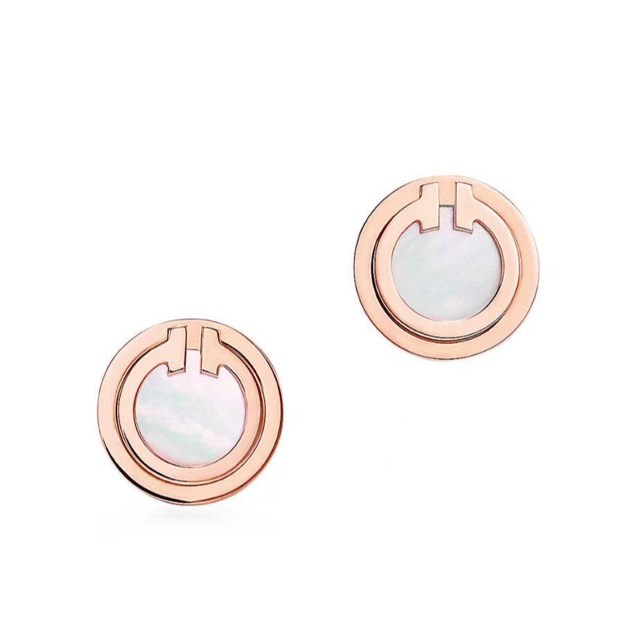 [⭐Luxery Jewels]パールサークルピアス マザーオブパール