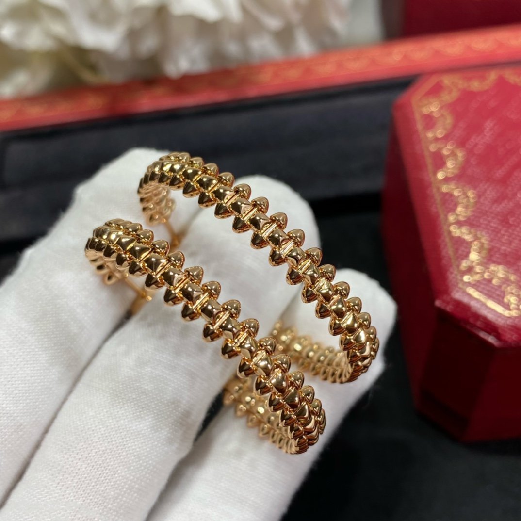 [Luxery]CLASH LARGE HOOP EARRINGS