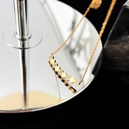 [Luxery]BEE MY LOVE DIAMOND NECKLACE