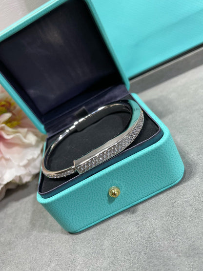 [⭐Luxery Jewels]LOCK-ARMBAND MIT DIAMANT-PAVÉ