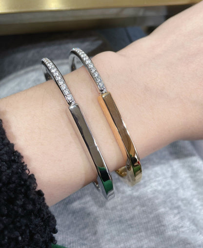 [⭐Luxery Jewels]LOCK BRACELET DIAMOND
