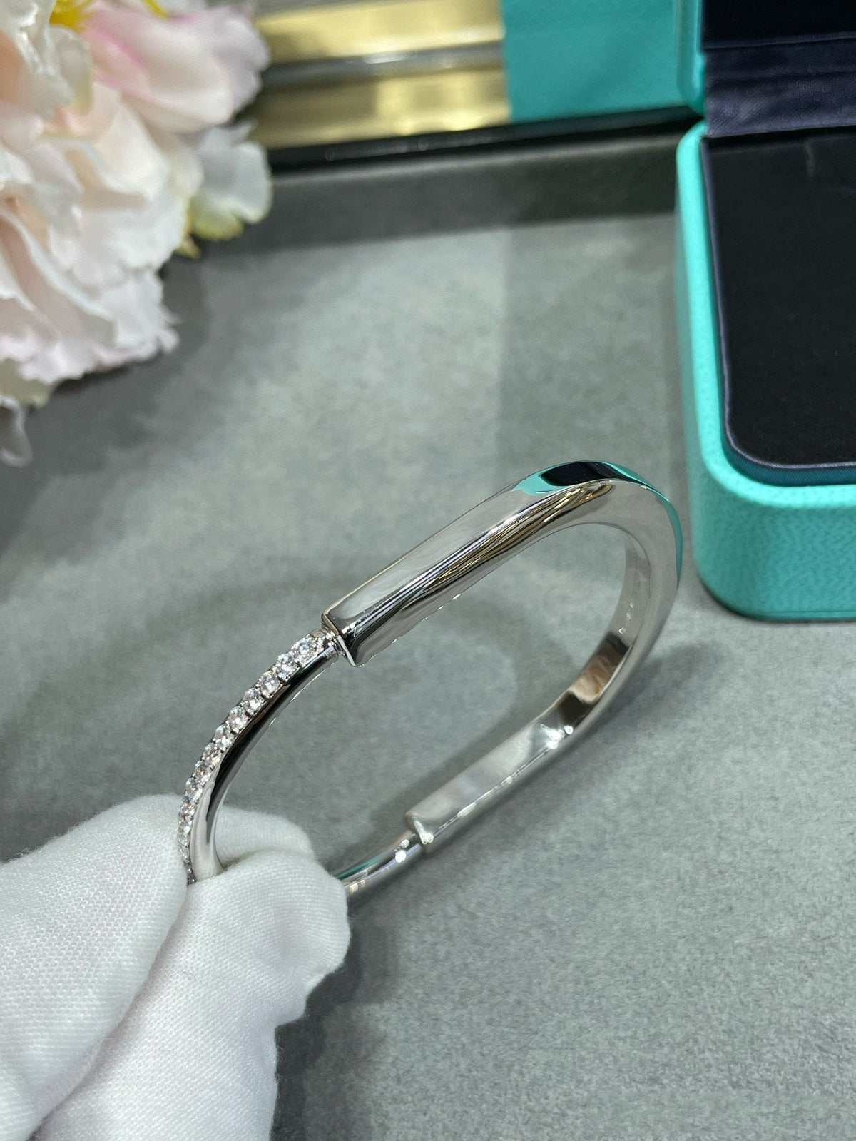 [⭐Luxery Jewels]LOCK BRACELET DIAMOND