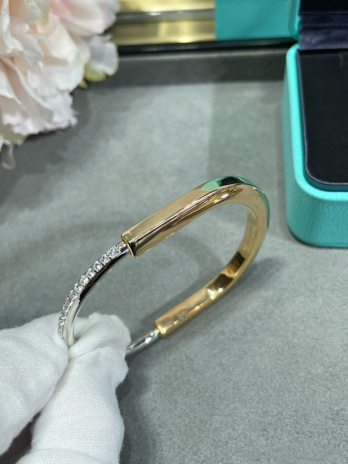 [⭐Luxery Jewels]LOCK BRACELET DIAMOND