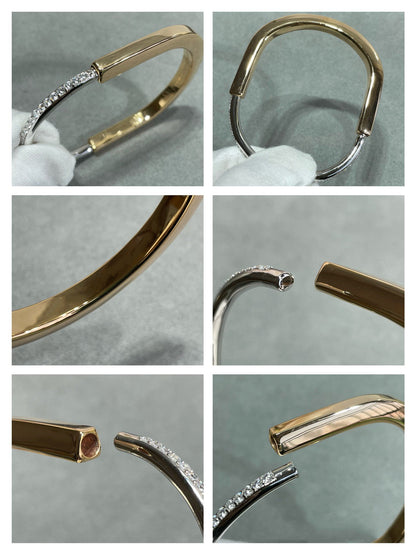 [⭐Luxery Jewels]LOCK BRACELET DIAMOND