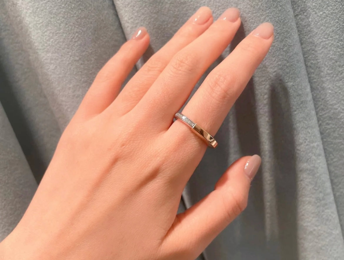 [⭐Luxery Jewels]LOCK DIAMOND RING