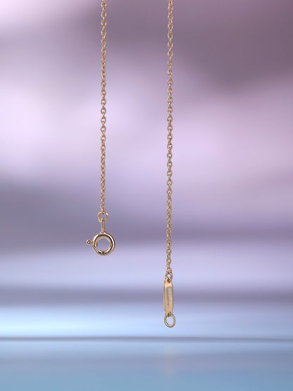 [⭐Luxery Jewels]BIG SMILE PEDANT PINK DIAMOND NECKLACE