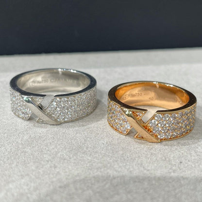 [Luxery]LIENS EVIDENCE  DIAMOND PAVED RING