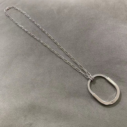 [⭐Luxery Jewels]LOCK DIAMOND NECKLACE