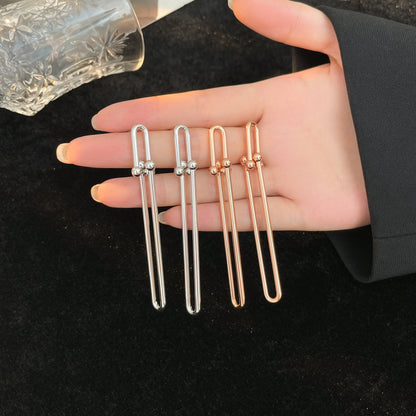 [⭐Luxery Jewels]HARDWEAR LONG DROP EARRINGS