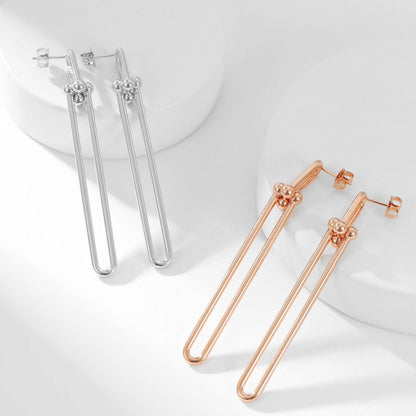 [⭐Luxery Jewels]HARDWEAR LONG DROP EARRINGS