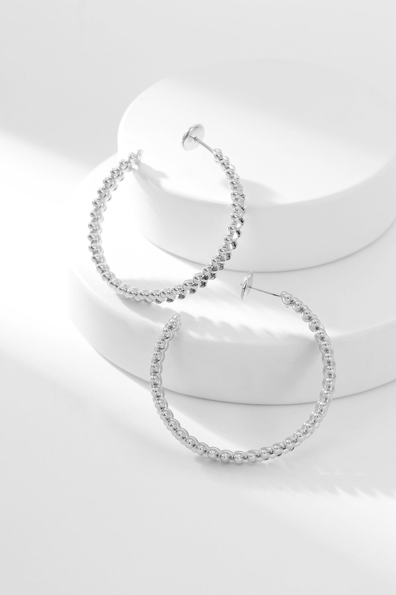 [Luxery]CLASH HOOP EARRINGS