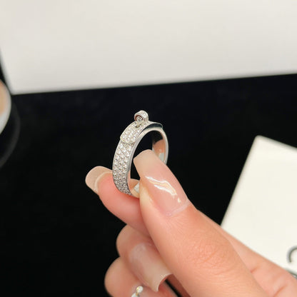[Luxery]KELLY SILVER DIAMOND RING