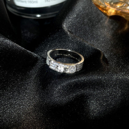 [Luxery]KELLY SILVER DIAMOND RING