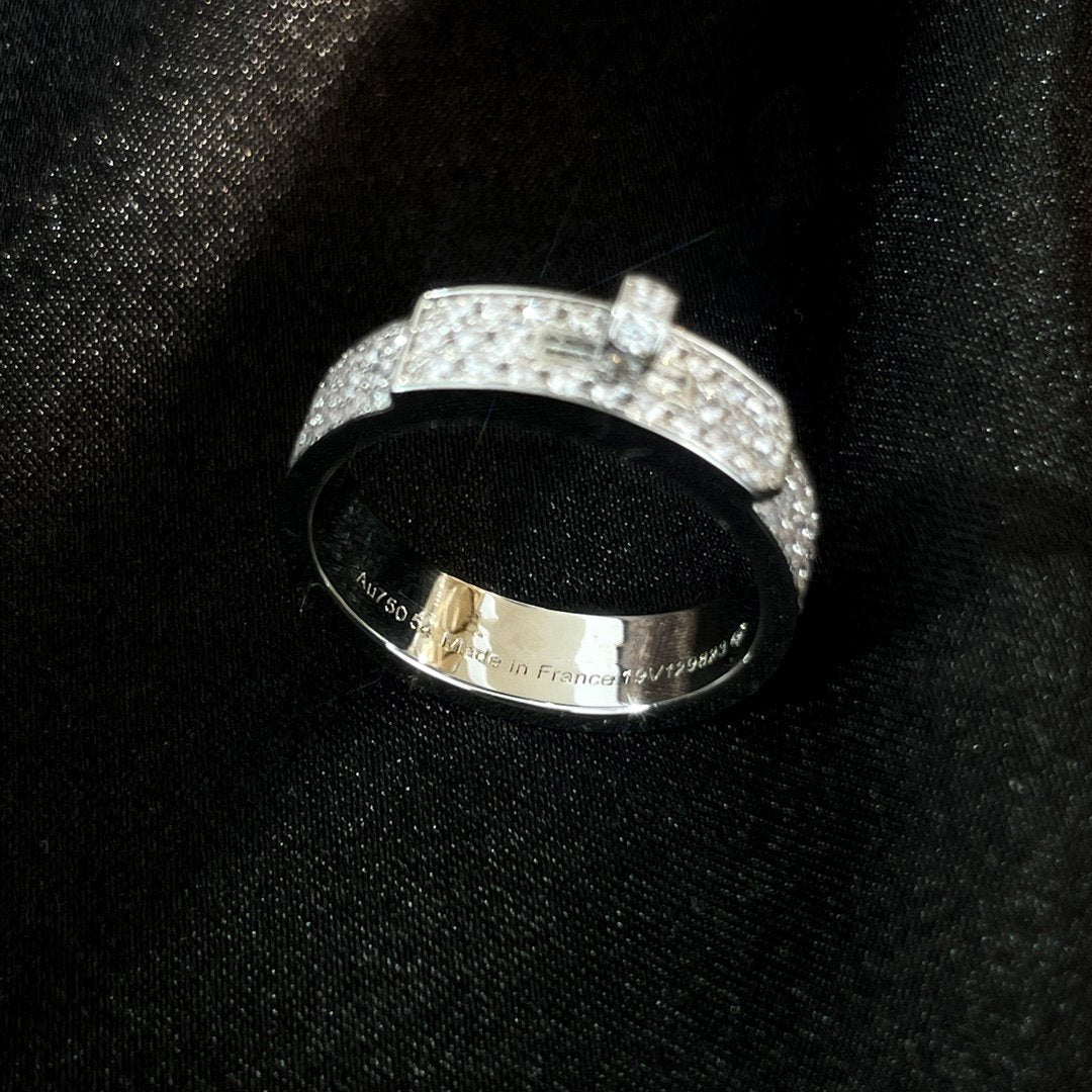 [Luxery]KELLY SILVER DIAMOND RING