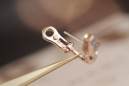 [⭐Luxery]SERPENT OHRRINGE AUS ROSÉGOLD MIT DIAMANTEN