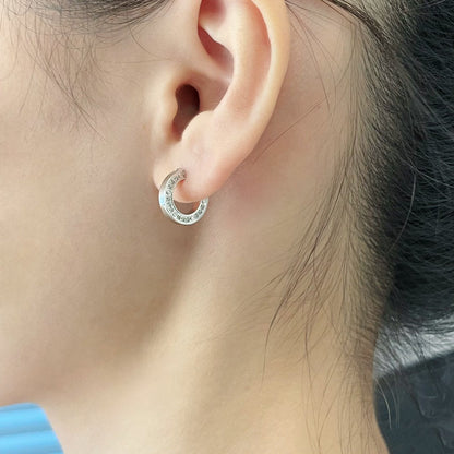[Luxery]LOVE DIAMOND EARRINGS