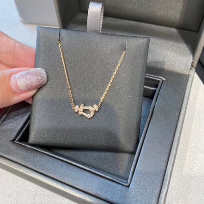 [Luxery]FORCE 10 DIAMOND PINK GOLD NECKLACE MINI MODEL
