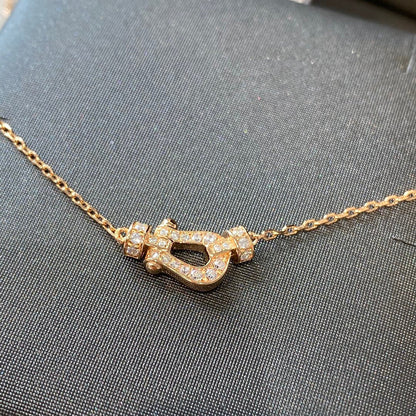 [Luxery]FORCE 10 DIAMOND PINK GOLD NECKLACE MINI MODEL