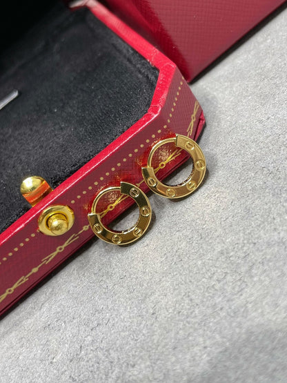 [Luxery]LOVE MINI EARRINGS