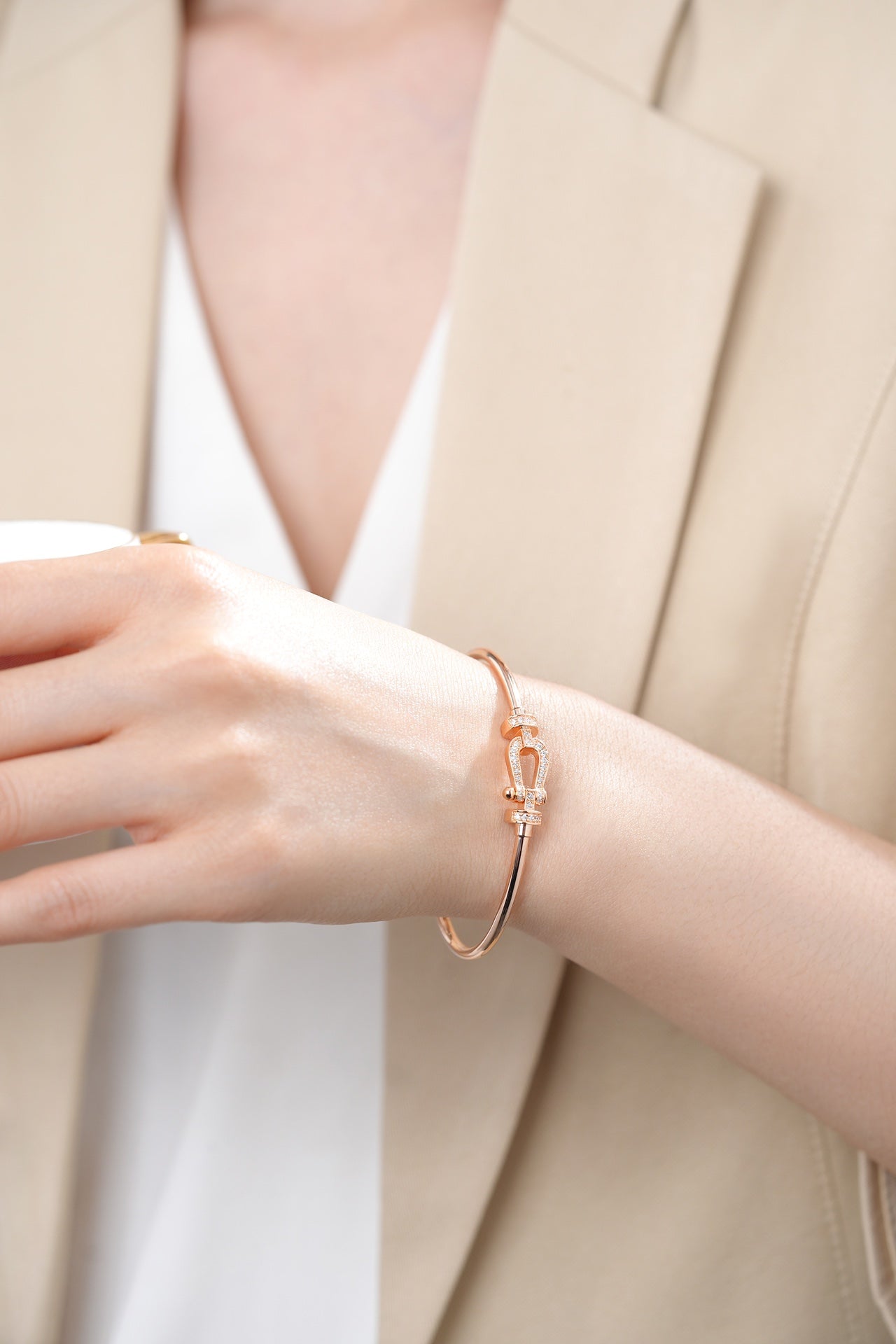 [Luxery]FORCE 10 MOYEN DIAMOND BRACELET