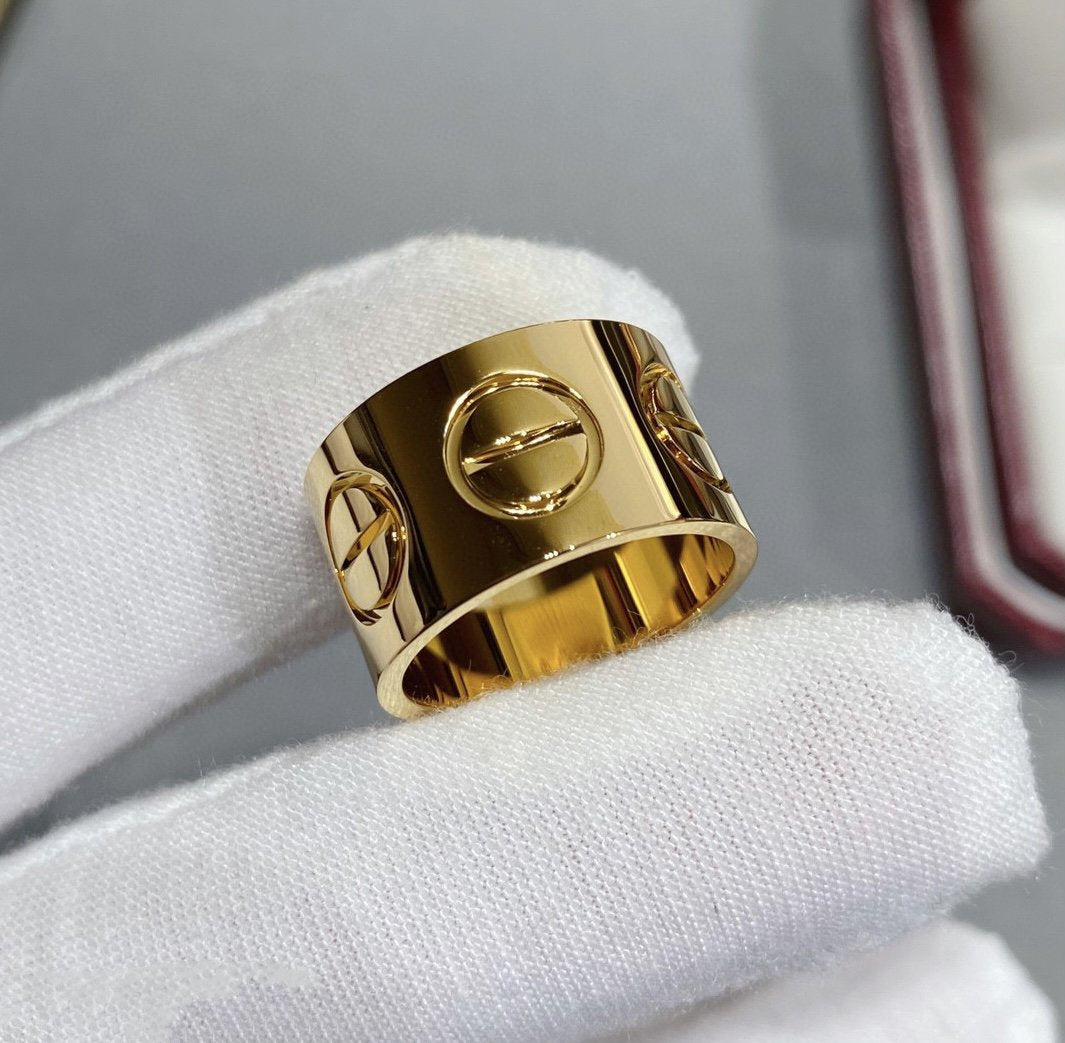 [Luxery]LOVE 11MM LARGE RING
