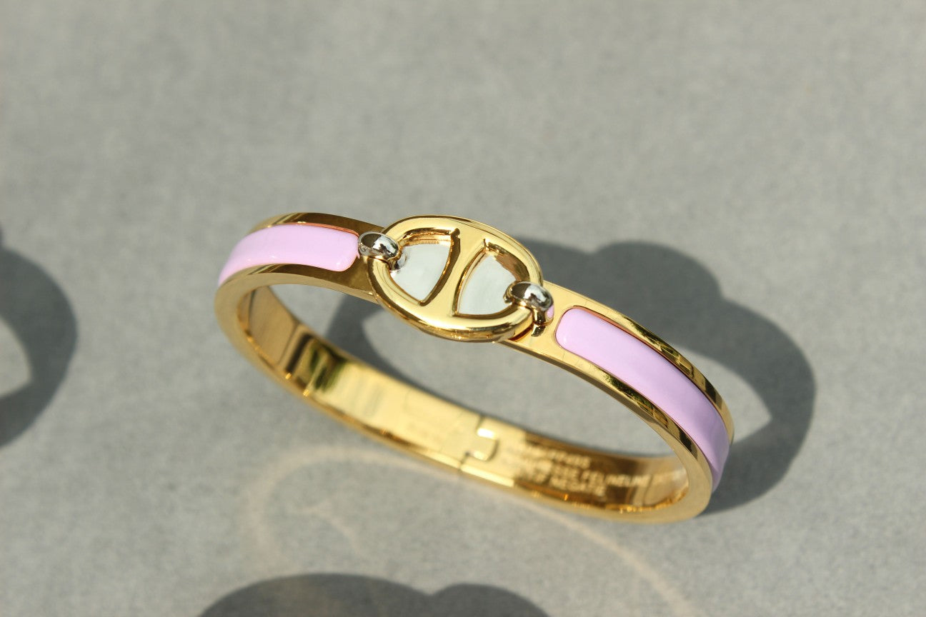 [Luxery]CLIC CHAINE GOLD BRACELET