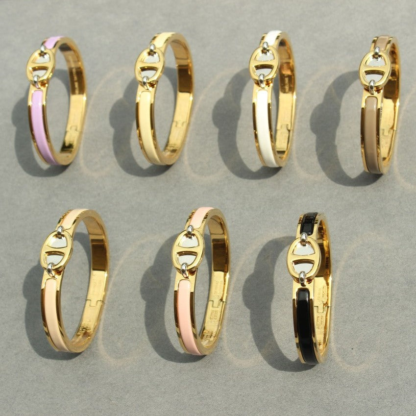 [Luxery]CLIC CHAINE GOLD BRACELET