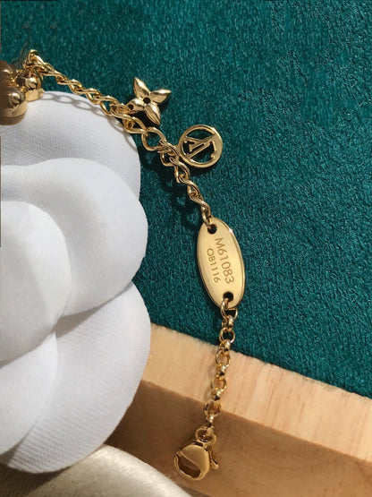 [Luxery]BLOOMING PINK GOLD MOP BRACELET