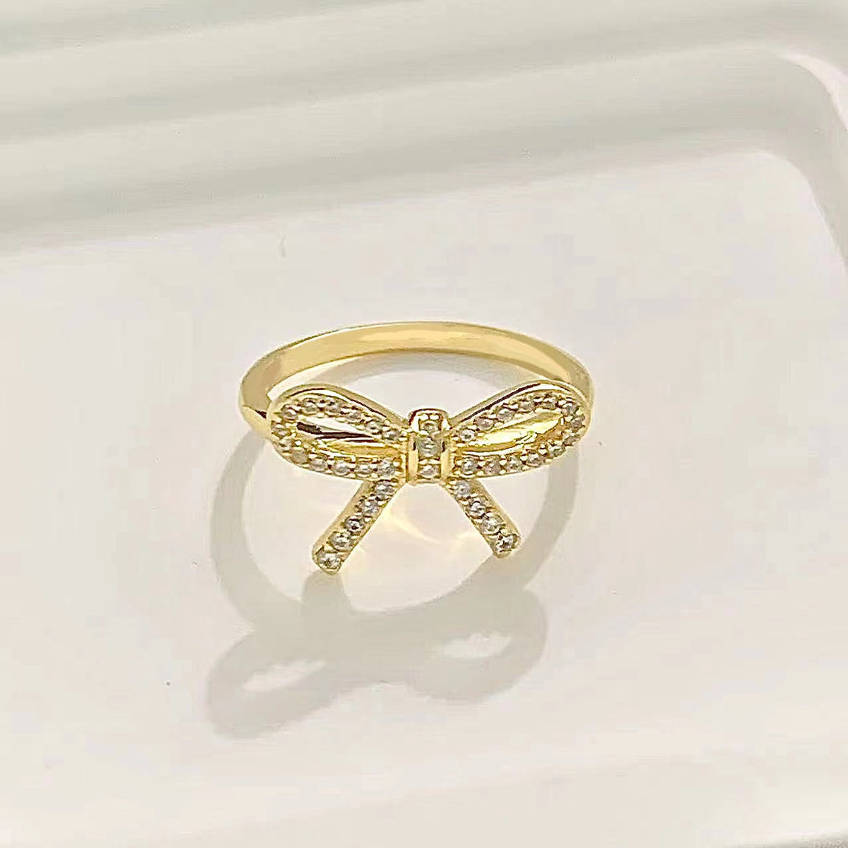 [⭐Luxery Jewels]TWIST BOW RING