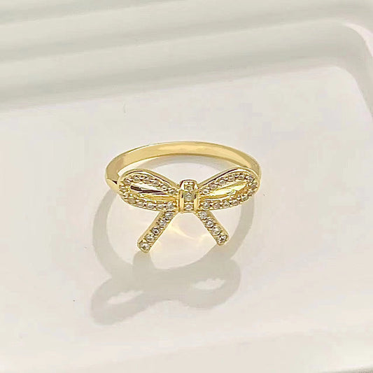 [⭐Luxery Jewels]TWIST BOW RING