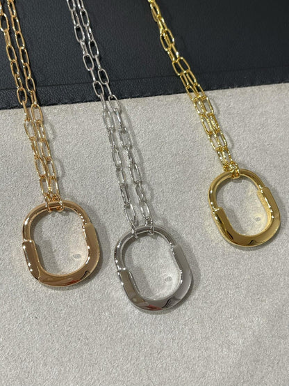 [⭐ラグジュアリー・ジュエルズ] ロック ミディアム ペンダント ダイヤモンド ネックレス