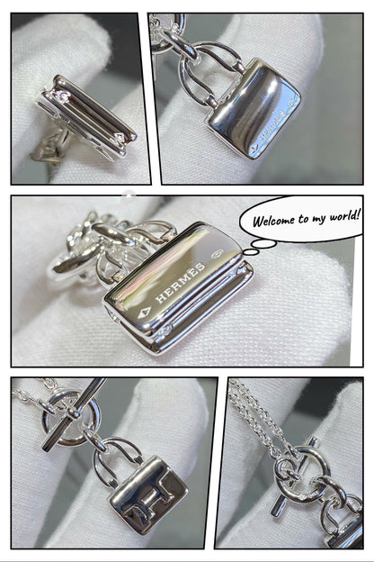 [Luxery]CONSTANCE PEDANT SILVER NECKLACE