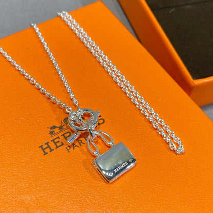[Luxery]CONSTANCE PEDANT SILVER NECKLACE