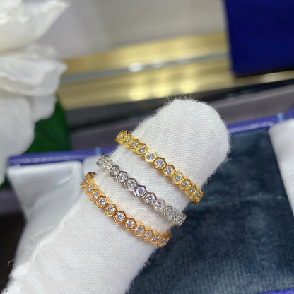 [Luxery]BEE LOVE DIAMOND PAVED SMALL RING