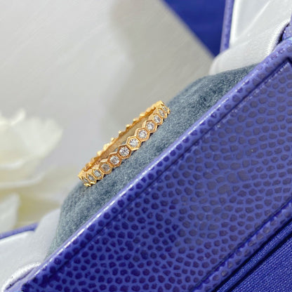 [Luxery]BEE LOVE DIAMOND PAVED SMALL RING