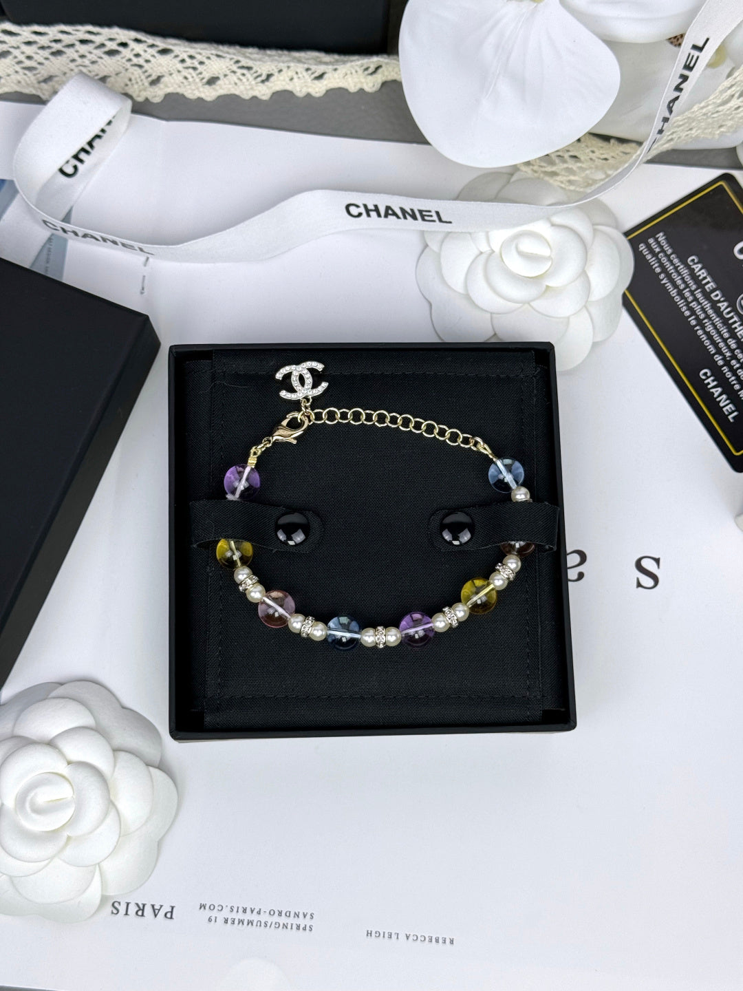 [Luxery]Colorful Transparent Resin Bracelet