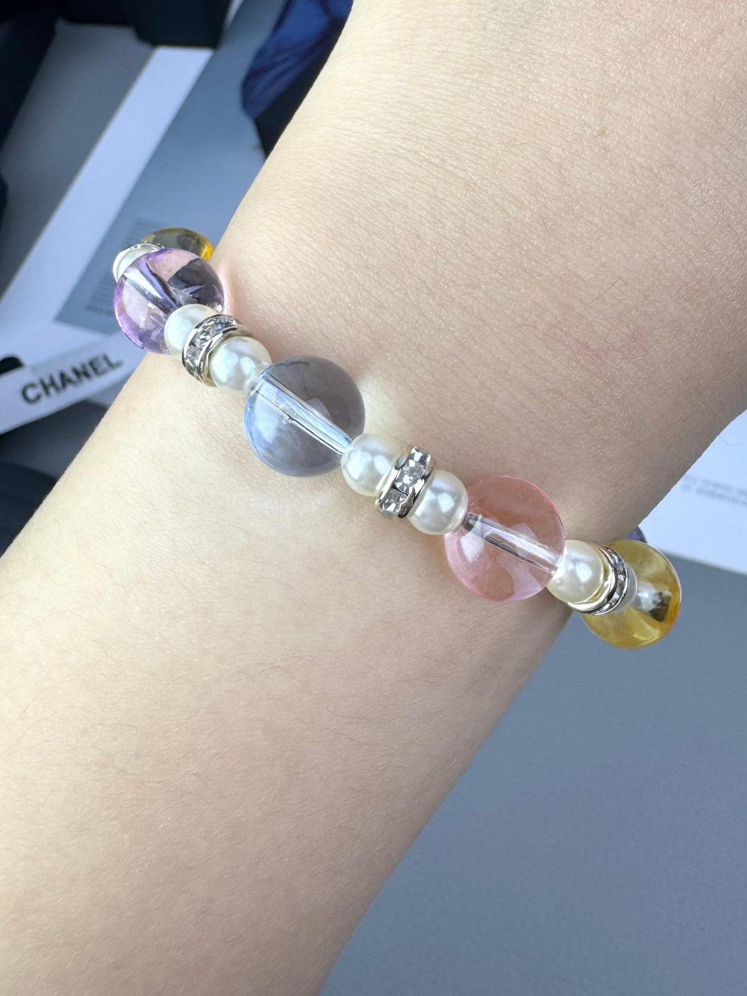 [Luxery]Colorful Transparent Resin Bracelet