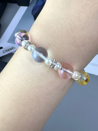 [Luxery]Colorful Transparent Resin Bracelet