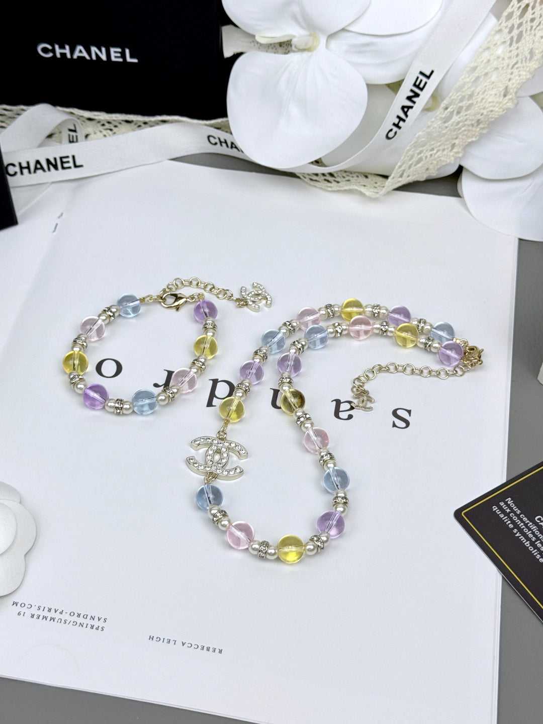 [Luxery]Colorful Transparent Resin Bracelet